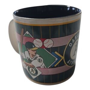 Oakland Athletics A's Coffee Mug 1993 Green MLB Baseball Sports Impressions (A8)